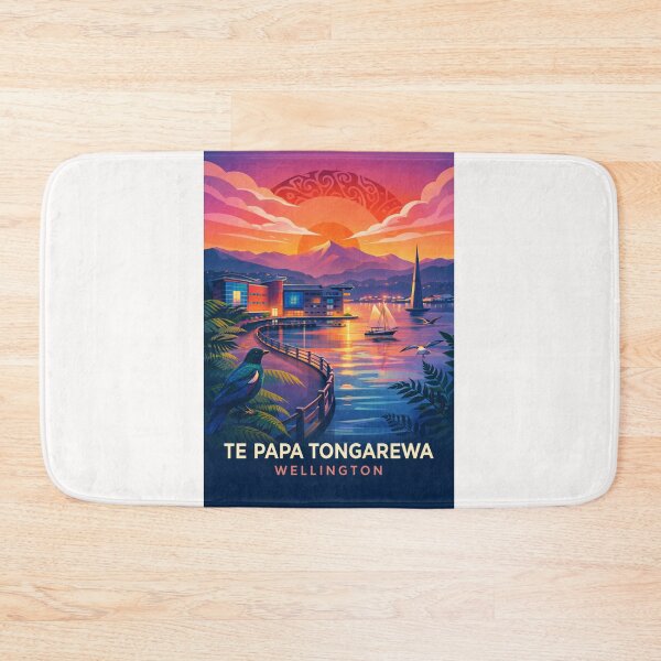 Item preview, Te Papa Tongarewa Wellington New Zealand Harbour Skyline Mount Victoria designed and sold by Places On Earth.