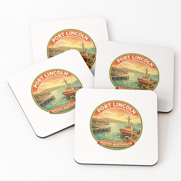 Item preview, Port Lincoln Eyre Peninsula South Australia Boston Bay Coastal Harbor designed and sold by Places On Earth.