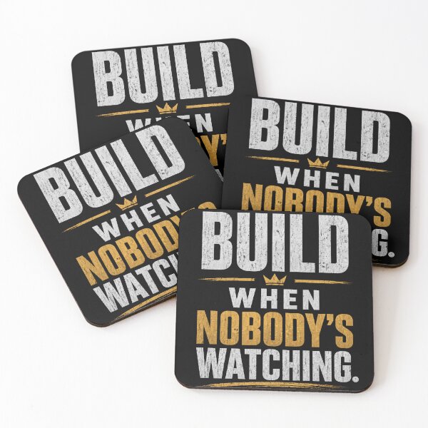 Item preview, Build When Nobody’s Watching – Silent Hustle Mindset designed and sold by the-dovlat.