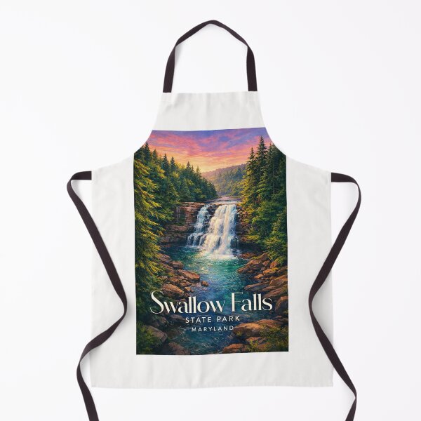 Item preview, Swallow Falls State Park Maryland Muddy Creek Falls Garrett County Deep Creek Lake designed and sold by Places On Earth.