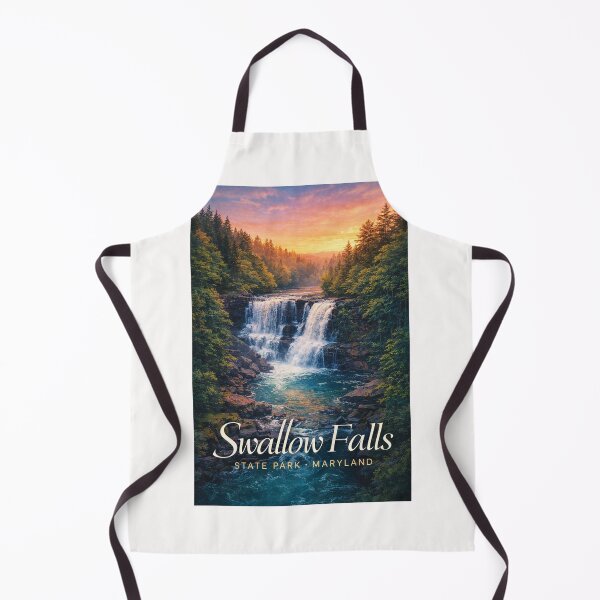 Item preview, Swallow Falls State Park Maryland Muddy Creek Falls Youghiogheny River Forest Landscape designed and sold by Places On Earth.