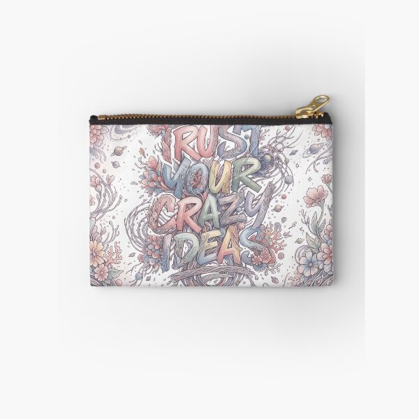 Item preview, Trust Your Crazy Ideas Minimal Watercolor Art designed and sold by MarCinu Art.