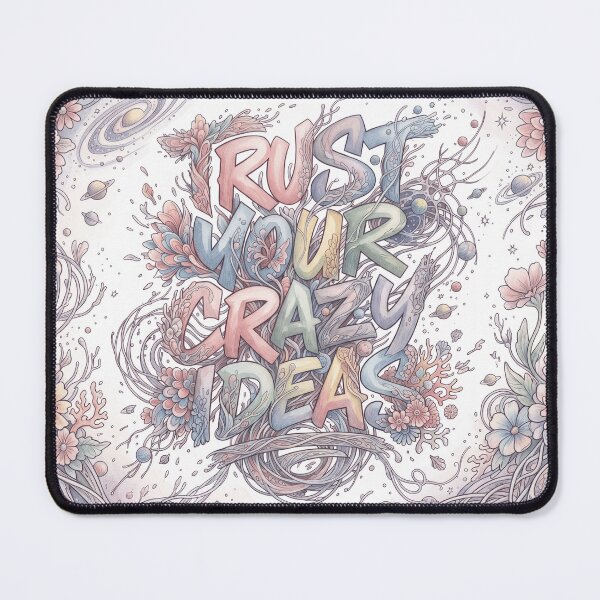 Item preview, Trust Your Crazy Ideas Minimal Watercolor Art designed and sold by MarCinu Art.
