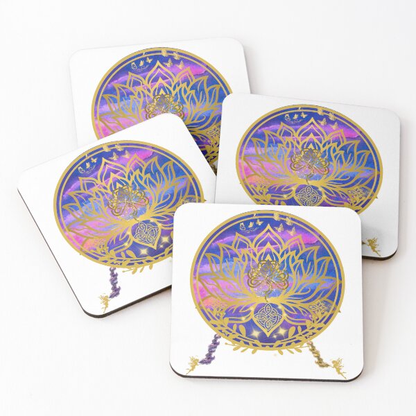 Item preview, Mystic Celtic Lotus - Gilded Spiritual Mandala designed and sold by Diseño que alegran tu día.