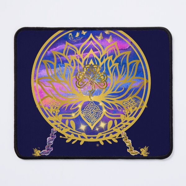 Item preview, Mystic Celtic Lotus - Gilded Spiritual Mandala designed and sold by Diseño que alegran tu día.
