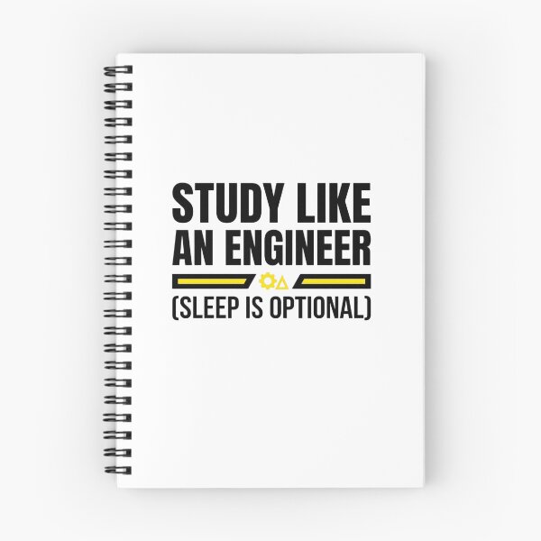Item preview, Study Like an Engineer - Sleep Is Optional - Engineering Life designed and sold by Amr Darwish Graphic designer.
