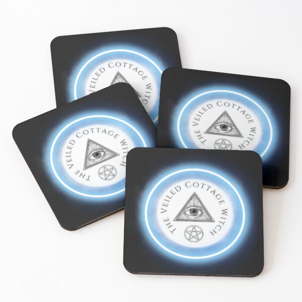 Item preview, The Veiled Cottage Witch - Neon Logo designed and sold by Wild Raven Tarot.