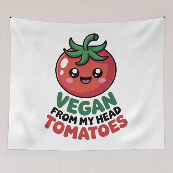 Item preview, Vegan Gift Vegan From My Head Tomatoes Vegetarian designed and sold by TrinaEspinoza.