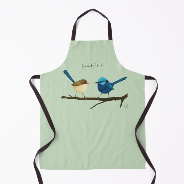 Item preview, Blue Wren Couple – Australian Native Bird Illustration | Native & Noticed Collection designed and sold by WildPaletteMM.