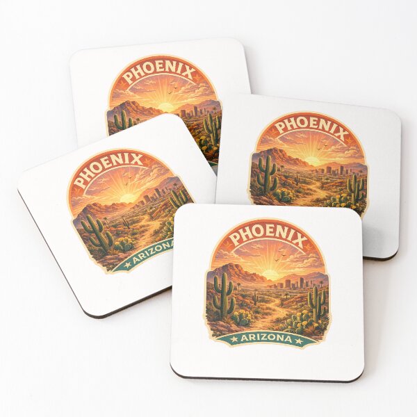 Item preview, Phoenix Arizona Sonoran Desert Camelback Mountain Downtown Phoenix Valley of the Sun designed and sold by Places On Earth.