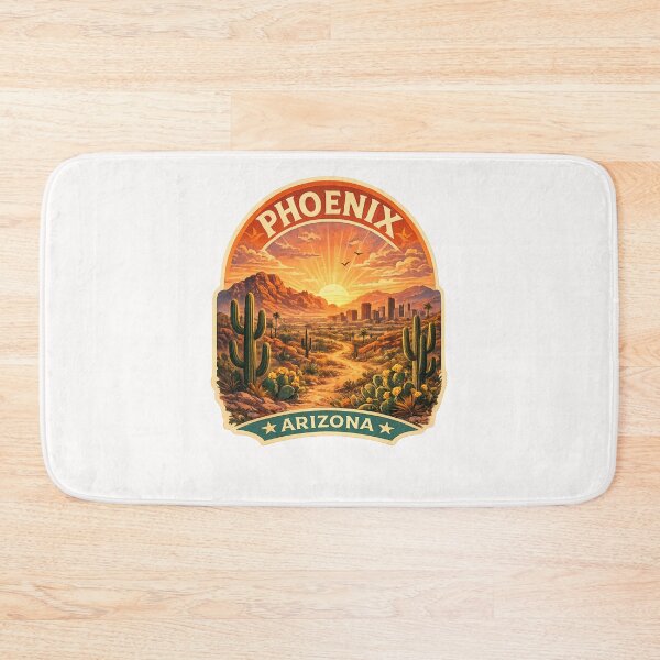 Item preview, Phoenix Arizona Sonoran Desert Camelback Mountain Downtown Phoenix Valley of the Sun designed and sold by Places On Earth.