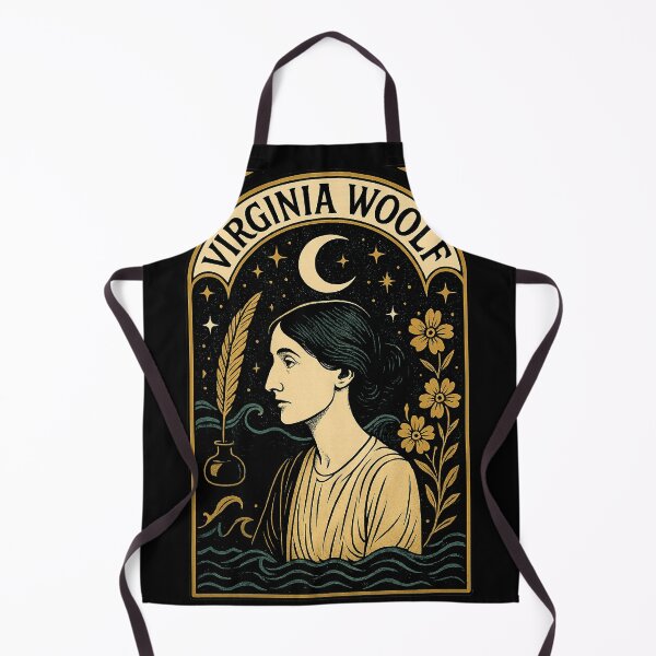 Item preview, Virginia Woolf Literary Portrait Vintage Dark Academia designed and sold by Abyswit.