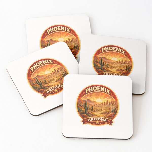 Item preview, Phoenix Arizona Sonoran Desert Camelback Mountain Downtown Skyline Valley of the Sun designed and sold by Places On Earth.