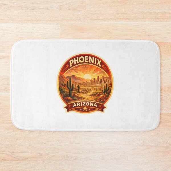 Item preview, Phoenix Arizona Sonoran Desert Camelback Mountain Downtown Skyline Valley of the Sun designed and sold by Places On Earth.