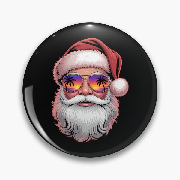 Item preview, Tropical Christmas Hawaiian Santa Sunglasses Summer Xmas designed and sold by TrinaEspinoza.