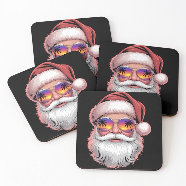Item preview, Tropical Christmas Hawaiian Santa Sunglasses Summer Xmas designed and sold by TrinaEspinoza.