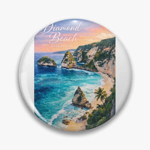Item preview,  Diamond Beach Nusa Penida Bali Indonesia Atuh Beach Thousand Islands Viewpoint designed and sold by Places On Earth.