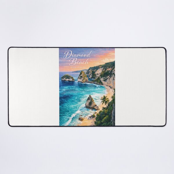 Item preview, Diamond Beach Nusa Penida Bali Indonesia Atuh Beach Thousand Islands Viewpoint designed and sold by Places On Earth.