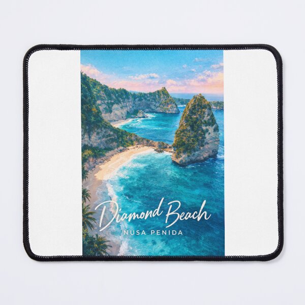 Item preview, Diamond Beach Nusa Penida Bali Indonesia Atuh Beach Raja Lima Coastal Cliffs designed and sold by Places On Earth.