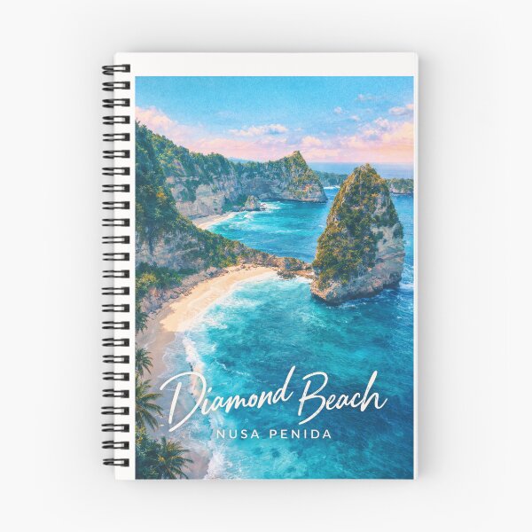 Item preview, Diamond Beach Nusa Penida Bali Indonesia Atuh Beach Raja Lima Coastal Cliffs designed and sold by Places On Earth.
