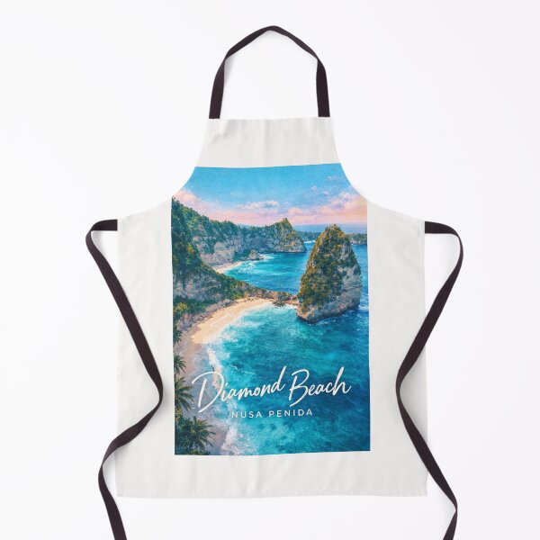 Item preview, Diamond Beach Nusa Penida Bali Indonesia Atuh Beach Raja Lima Coastal Cliffs designed and sold by Places On Earth.