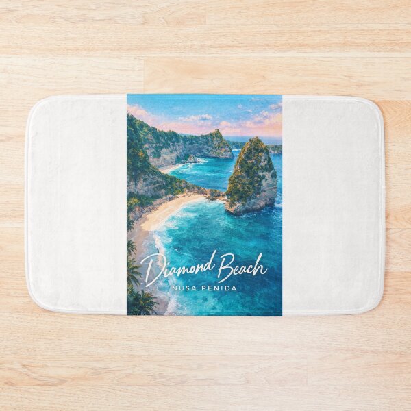 Item preview, Diamond Beach Nusa Penida Bali Indonesia Atuh Beach Raja Lima Coastal Cliffs designed and sold by Places On Earth.