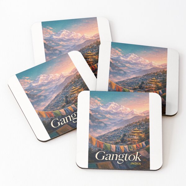 Item preview, Gangtok Sikkim India Kanchenjunga Himalaya Rumtek Monastery MG Marg designed and sold by Places On Earth.