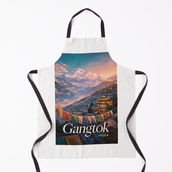 Item preview, Gangtok Sikkim India Kanchenjunga Himalaya Rumtek Monastery MG Marg designed and sold by Places On Earth.