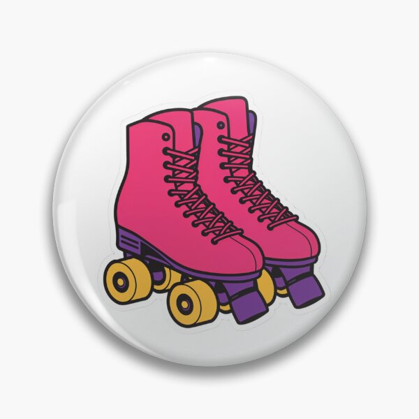 Item preview, Retro Roller Skates Sticker — 80s Nostalgia Gift Decal for Laptop and Water Bottle designed and sold by Stick_It_With_Love.