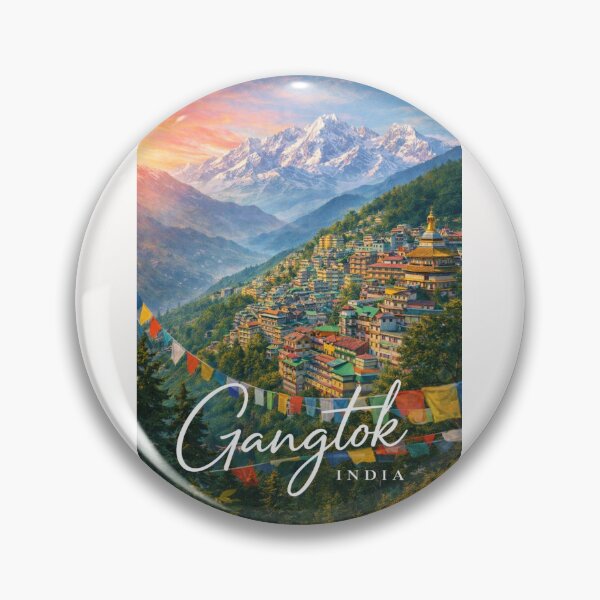 Item preview, Gangtok Sikkim India Kanchenjunga Himalaya Tsomgo Lake Rumtek Monastery designed and sold by Places On Earth.