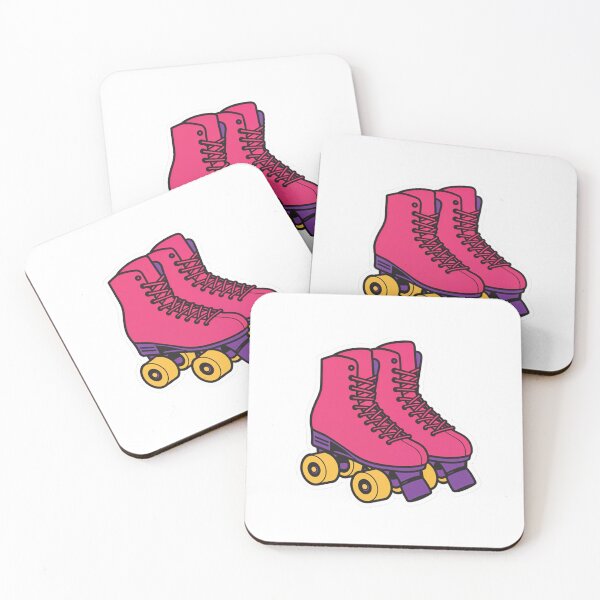 Item preview, Retro Roller Skates Sticker — 80s Nostalgia Gift Decal for Laptop and Water Bottle designed and sold by Stick_It_With_Love.