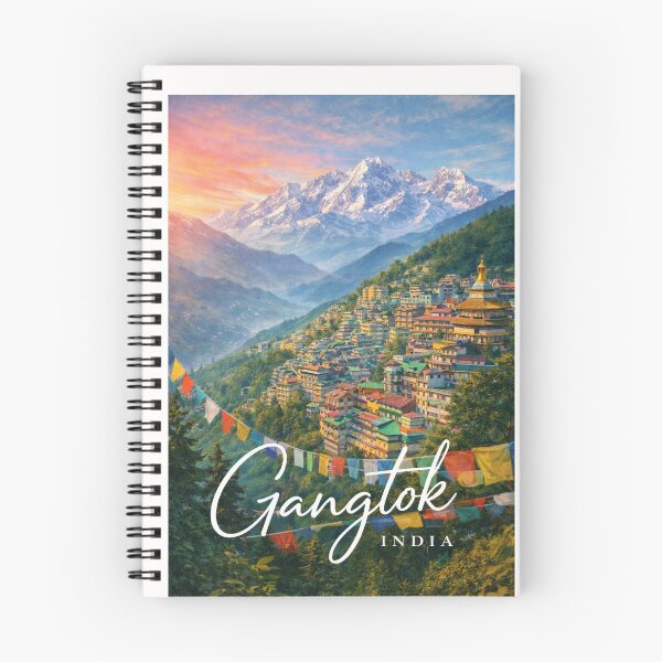 Item preview, Gangtok Sikkim India Kanchenjunga Himalaya Tsomgo Lake Rumtek Monastery designed and sold by Places On Earth.