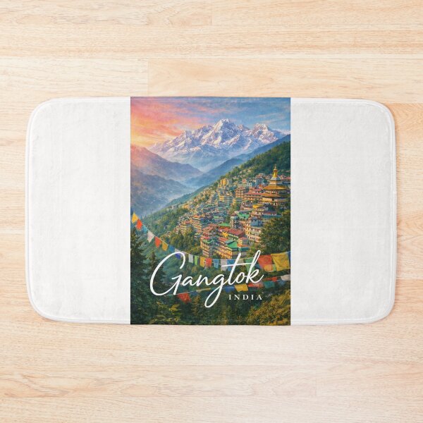 Item preview, Gangtok Sikkim India Kanchenjunga Himalaya Tsomgo Lake Rumtek Monastery designed and sold by Places On Earth.