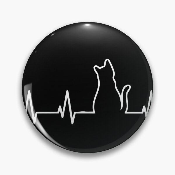 Item preview, Cat Heartbeat EKG Line T Shirt designed and sold by OlyvieArt.