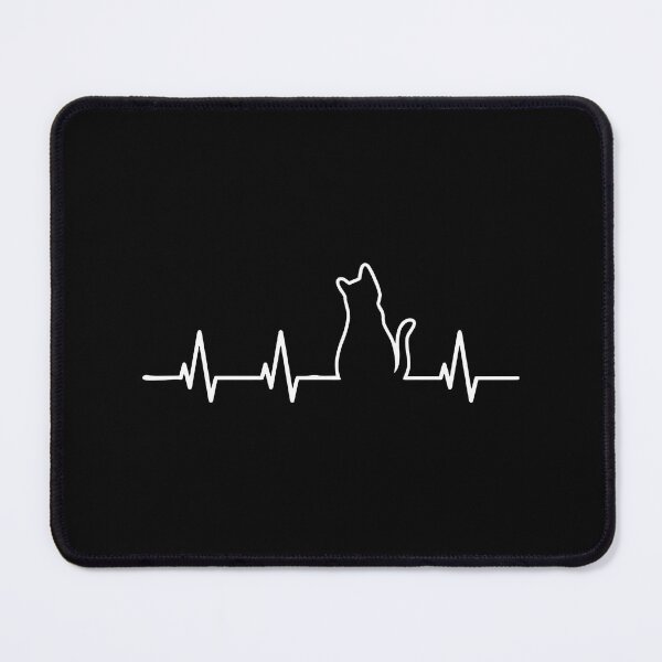Item preview, Cat Heartbeat EKG Line T Shirt designed and sold by OlyvieArt.