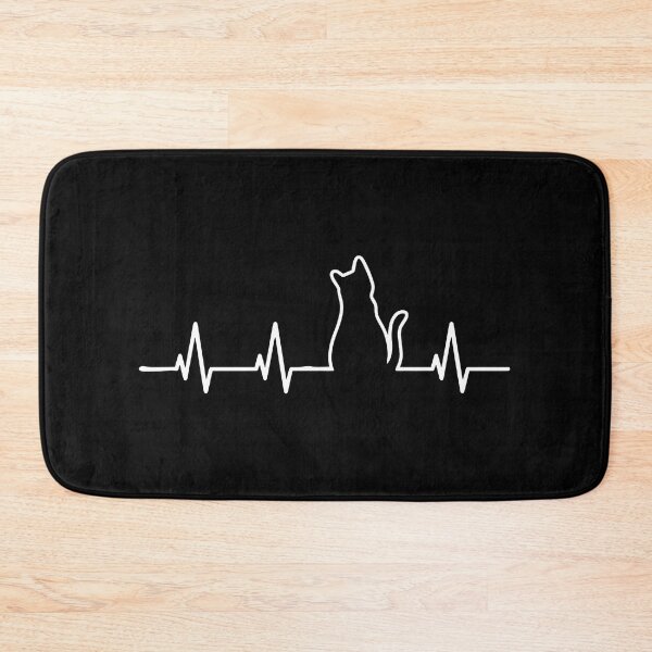Item preview, Cat Heartbeat EKG Line T Shirt designed and sold by OlyvieArt.