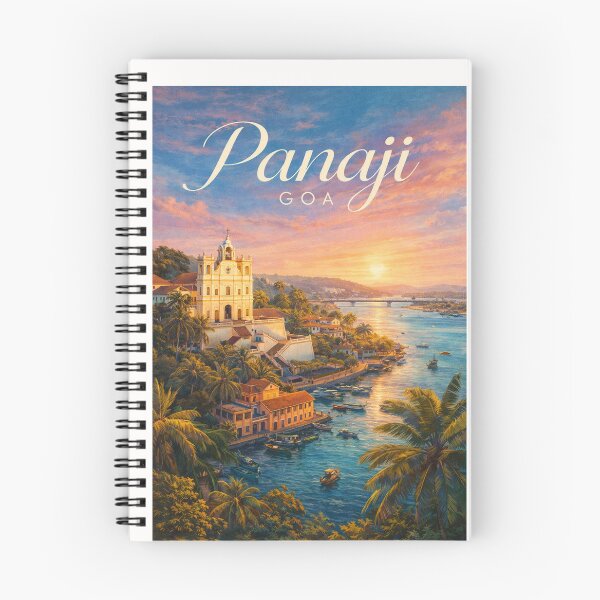 Item preview, Panaji Goa Mandovi River Old Goa Churches Fontainhas Latin Quarter designed and sold by Places On Earth.