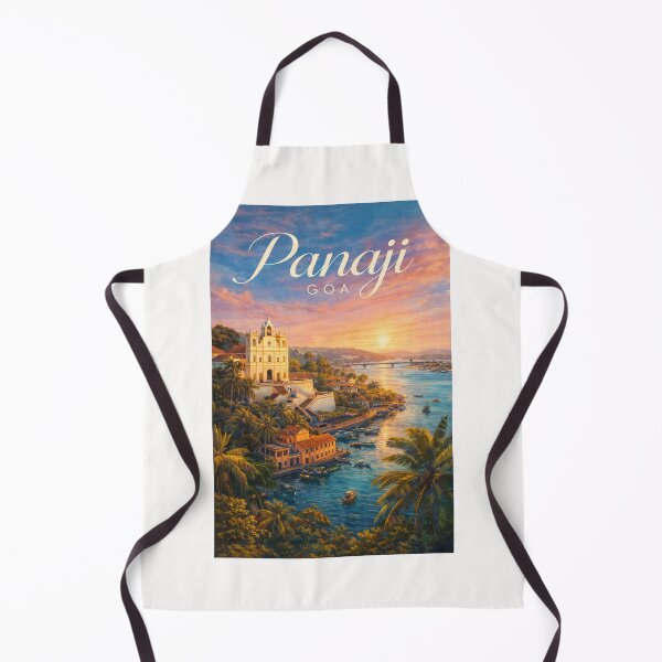 Item preview, Panaji Goa Mandovi River Old Goa Churches Fontainhas Latin Quarter designed and sold by Places On Earth.