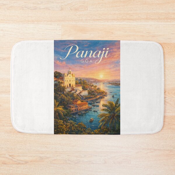 Item preview, Panaji Goa Mandovi River Old Goa Churches Fontainhas Latin Quarter designed and sold by Places On Earth.