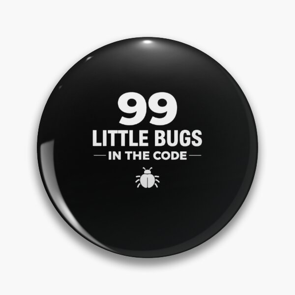Item preview, 99 Little Bugs in the Code White – Programming Humor designed and sold by CtrlAltLaugh.