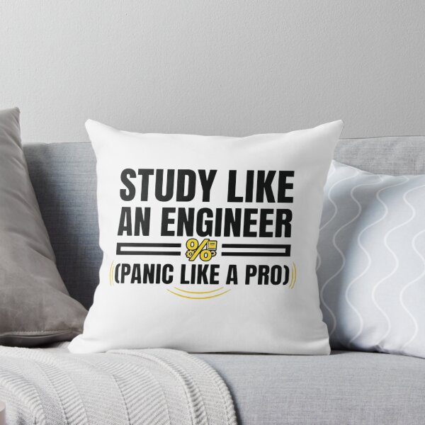 Item preview, Study Like An Engineer - Panic Like A Pro - Engineering Funny designed and sold by Amr Darwish Graphic designer.