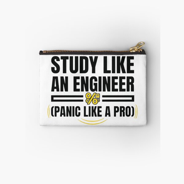 Item preview, Study Like An Engineer - Panic Like A Pro - Engineering Funny designed and sold by Amr Darwish Graphic designer.