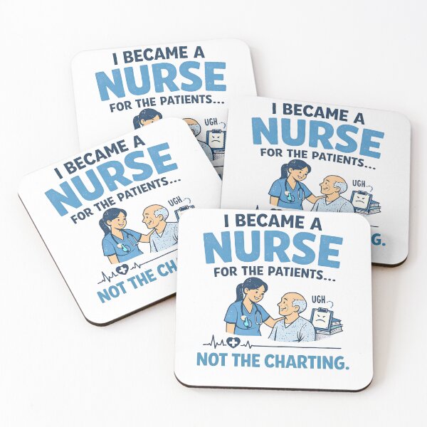 Item preview, Nurse Life Patients Not Charting Funny designed and sold by CoolTShirtDesign.