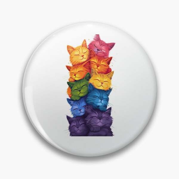 Item preview, Cat Stack Rainbow Gay Pride Cute Lgbt Animal Pet Lover designed and sold by dal-koz-ar.