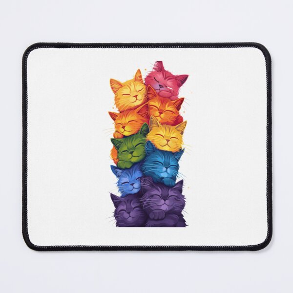 Item preview, Cat Stack Rainbow Gay Pride Cute Lgbt Animal Pet Lover designed and sold by dal-koz-ar.