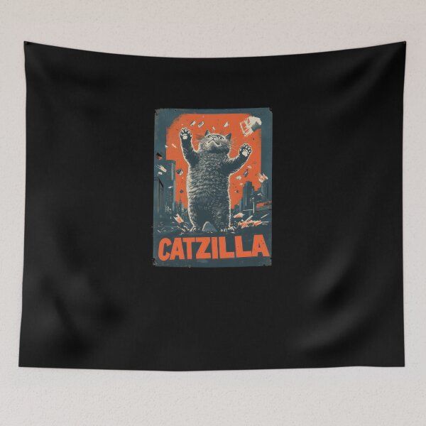 Item preview, Cat Giant Monster #880 designed and sold by triglavis-art.