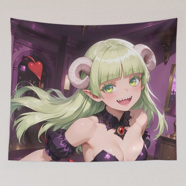 Item preview, Clara Valac Iruma Kun Dark Purple Gothic Fantasy designed and sold by Tokyonomad.