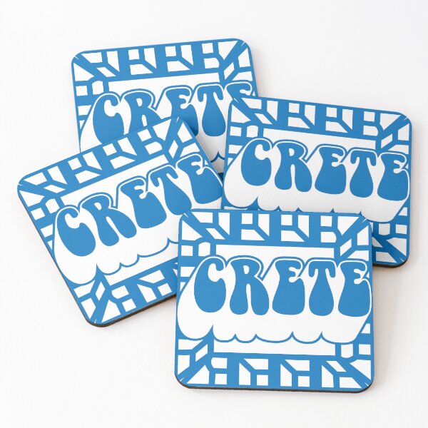 Item preview, Crete Greece Travel Aesthetic Vintage Mediterranean Design designed and sold by JavaGraph.