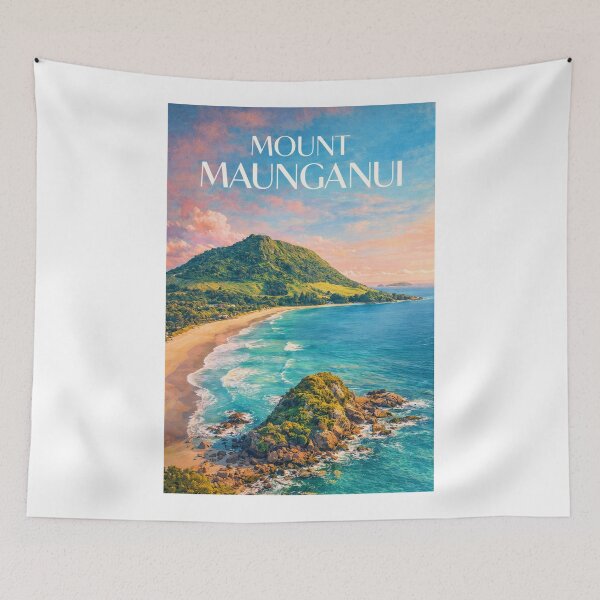 Item preview, Mount Maunganui Tauranga Bay of Plenty Mauao Main Beach North Island New Zealand designed and sold by Aryabek.