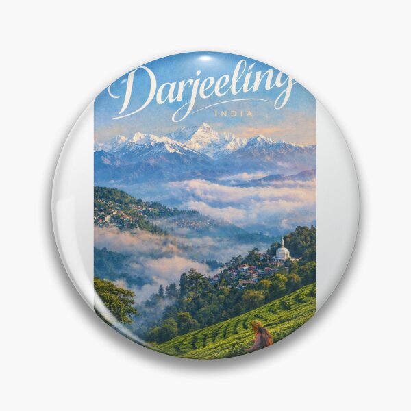 Item preview, Darjeeling West Bengal India Kanchenjunga Himalaya Tiger Hill Batasia Loop designed and sold by Aryabek.